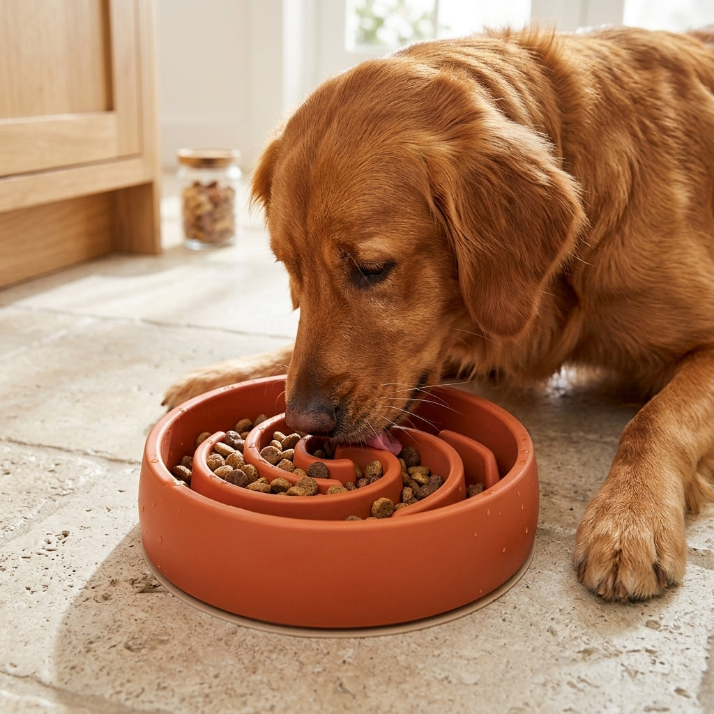 Terracotta Slow Feeder Bowl
