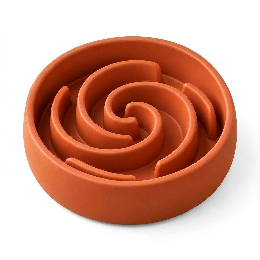 Terracotta Slow Feeder Bowl